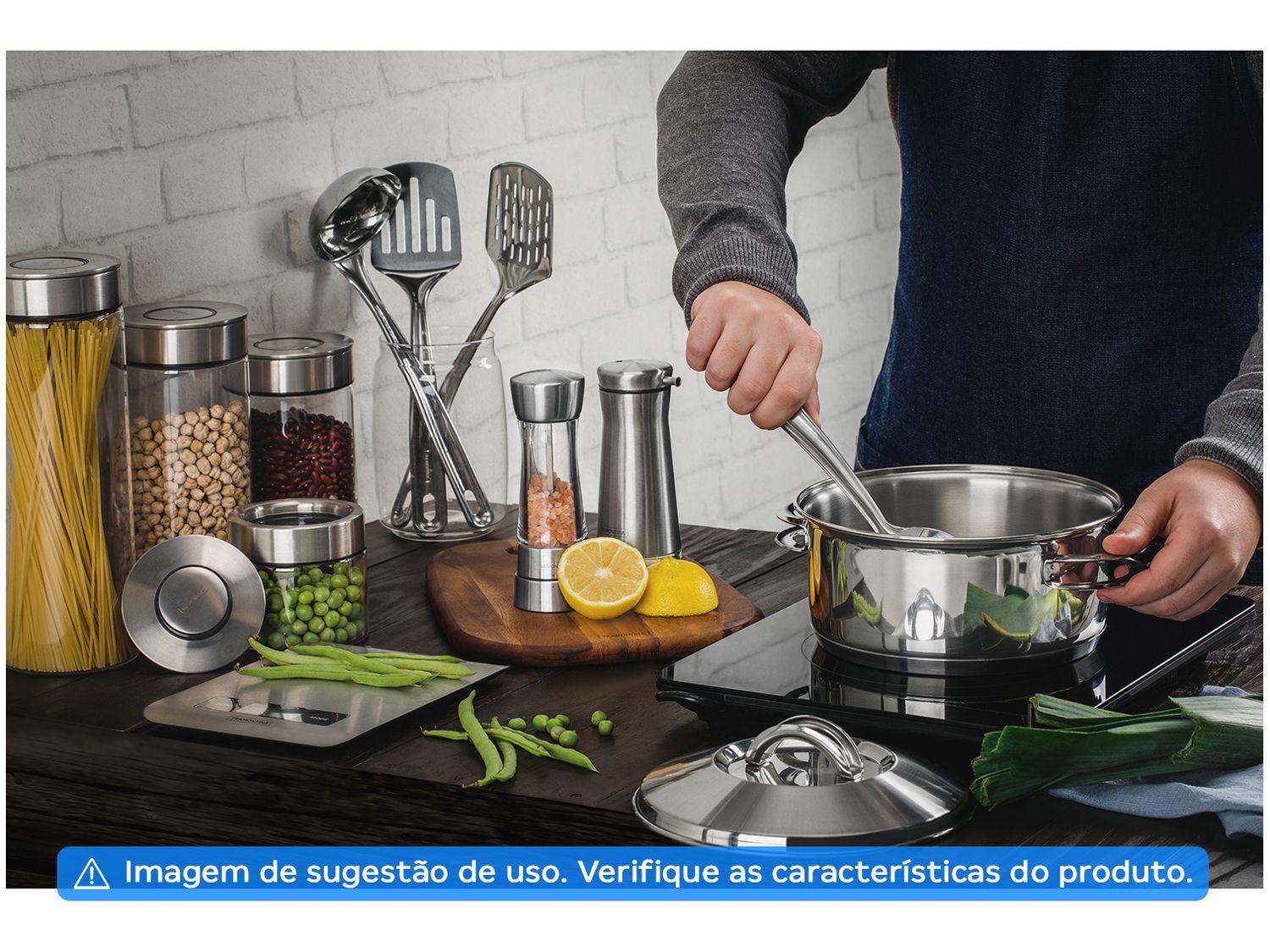 Pote de Vidro Hermético Tramontina com Tampa Redondo 700ml Purezza