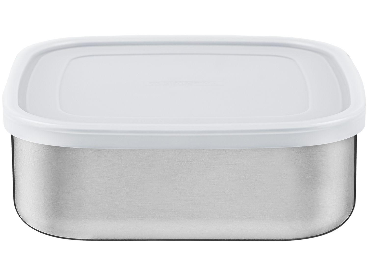 Pote Inox Tramontina com Tampa Quadrado 2,1L Freezinox