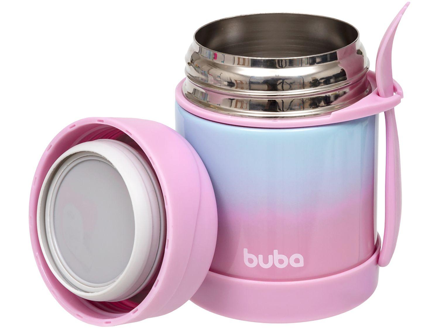 Pote Térmico Infantil Buba Degradê 320ml com Colher