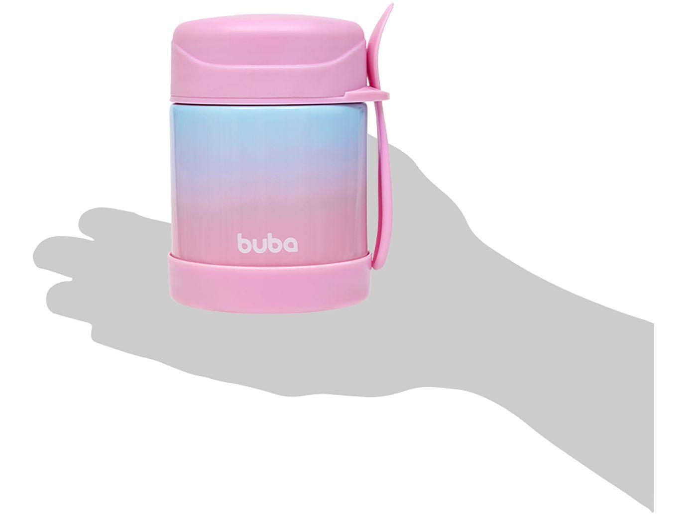 Pote Térmico Infantil Buba Degradê 320ml com Colher