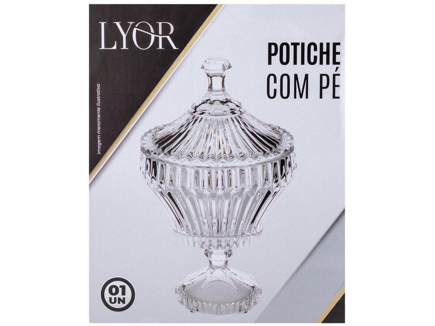 Potiche de Cristal 28,5cm Lyor Renaissance
