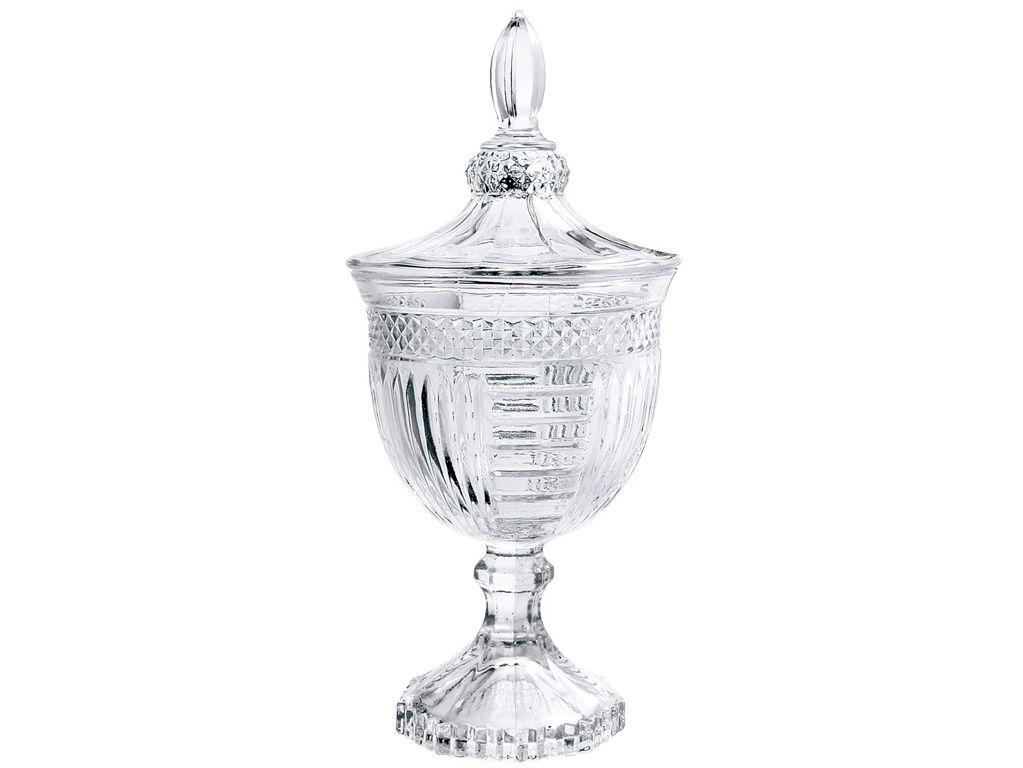 Potiche de Vidro com Tampa 24,5cm Hauskraft 