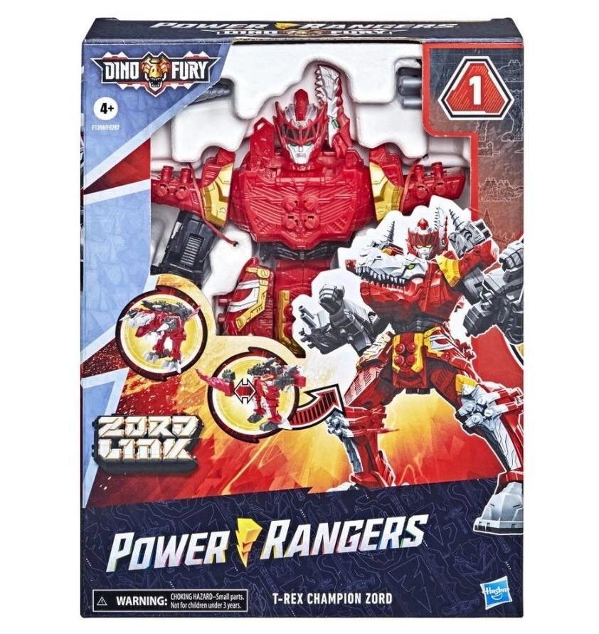 Power Rangers Dino Fury T-rex Champion Zord - Hasbro F1398