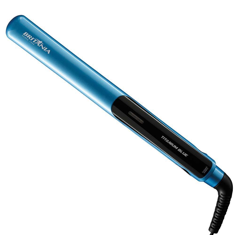 Prancha Alisadora Britânia Titanium Blue, Azul - Bivolt - Chapinha ...