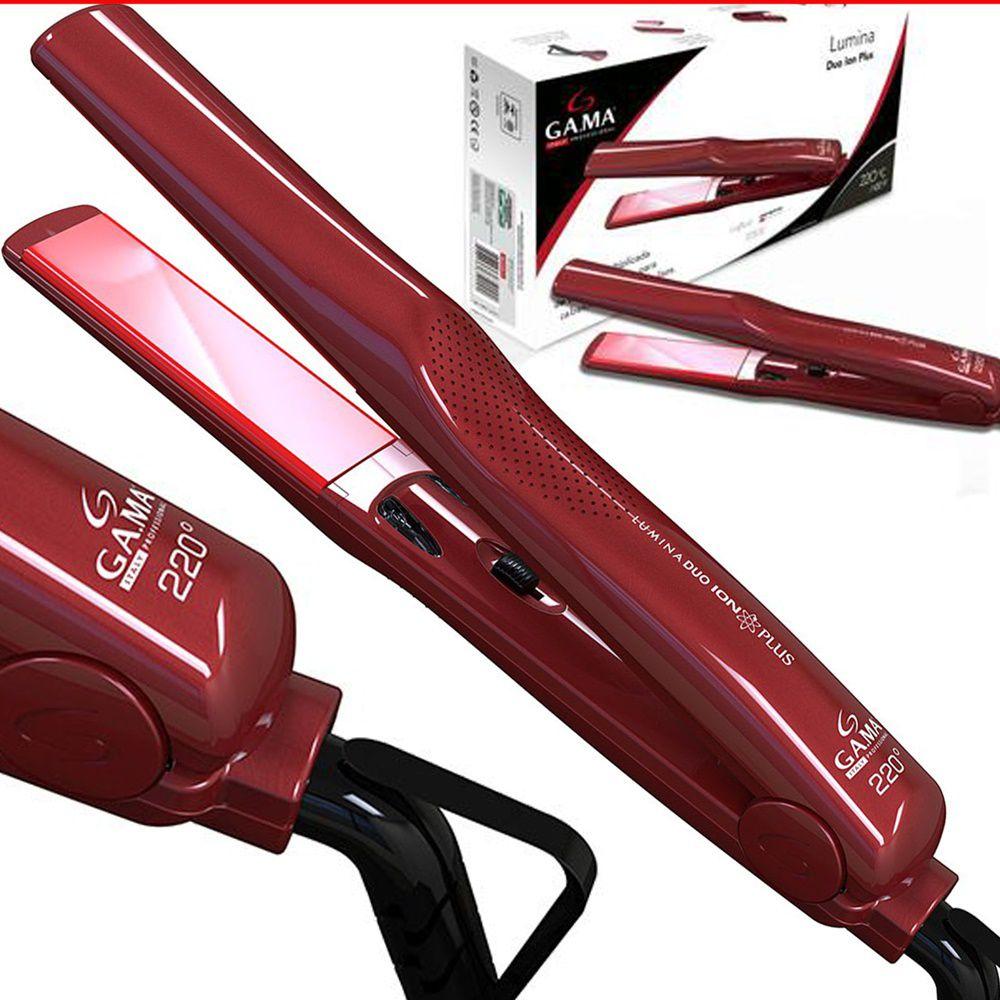 Prancha Chapinha Gama Lumina Duo Íon 220 Profissional Cerâmica - Ga.ma ...