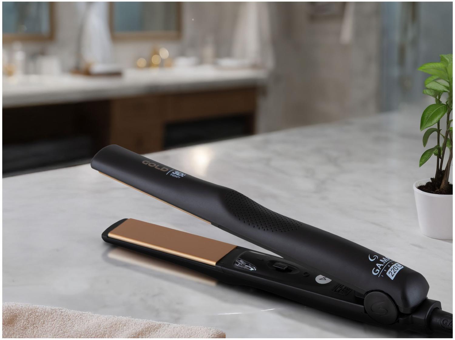 Prancha de Cabelo GAMA ITALY Gold Ceramic Ion