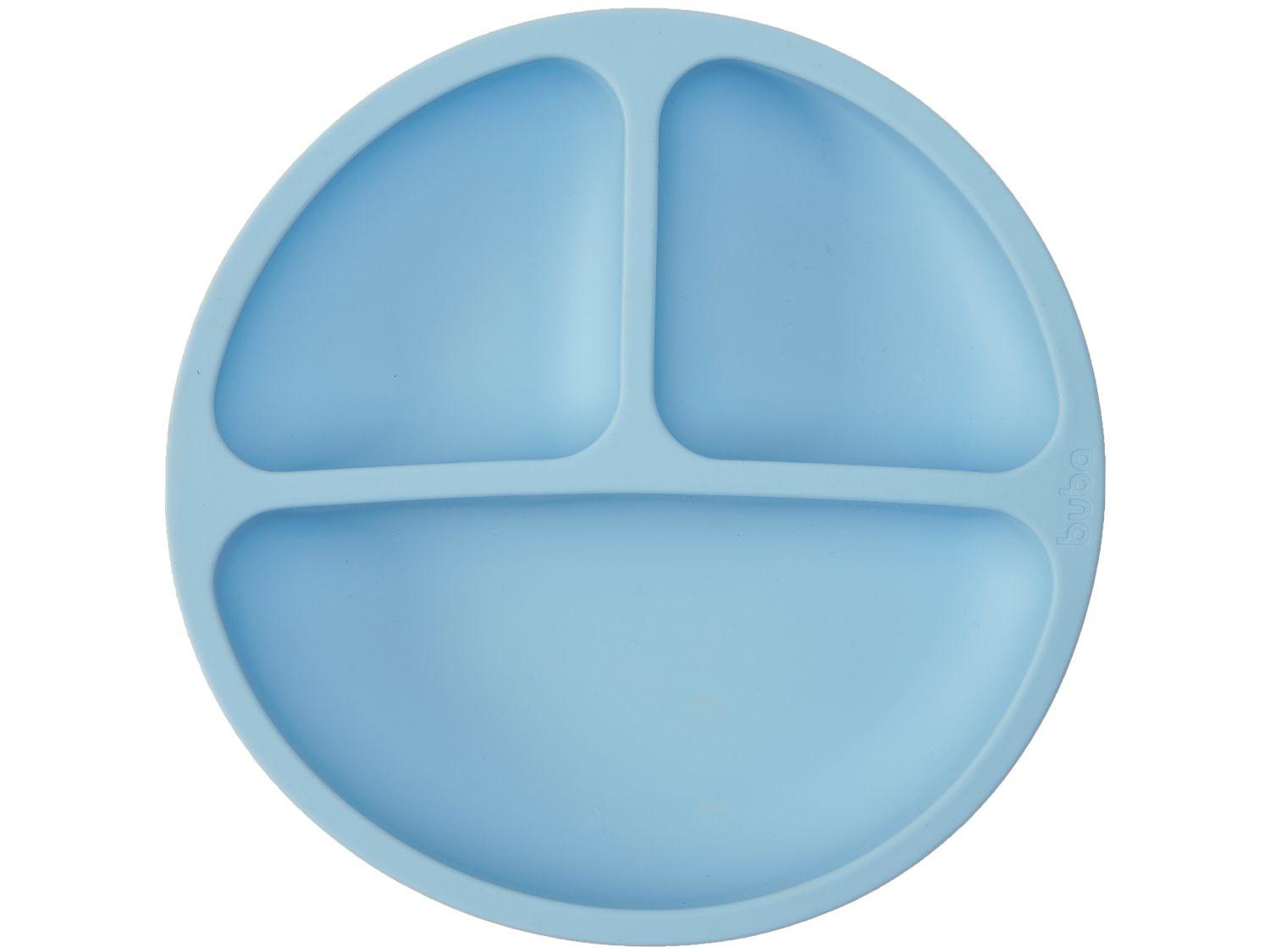 Prato Infantil com Divisória Silicone Buba 15630