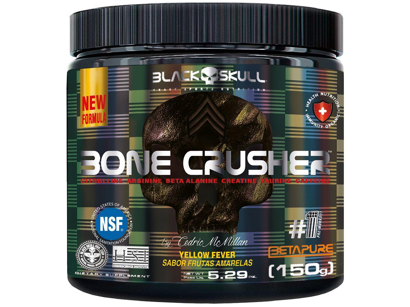 Pré-Treino Black Skull By Cedric McMillan 150g 
