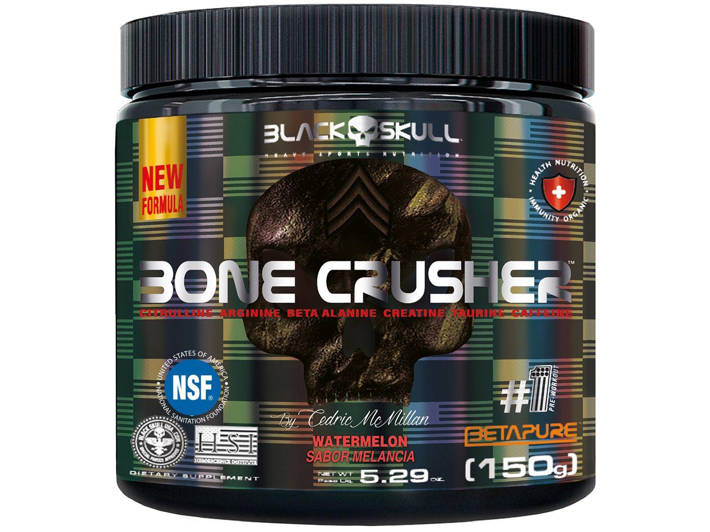 Pré-Treino Black Skull By Cedric McMillan 150g 