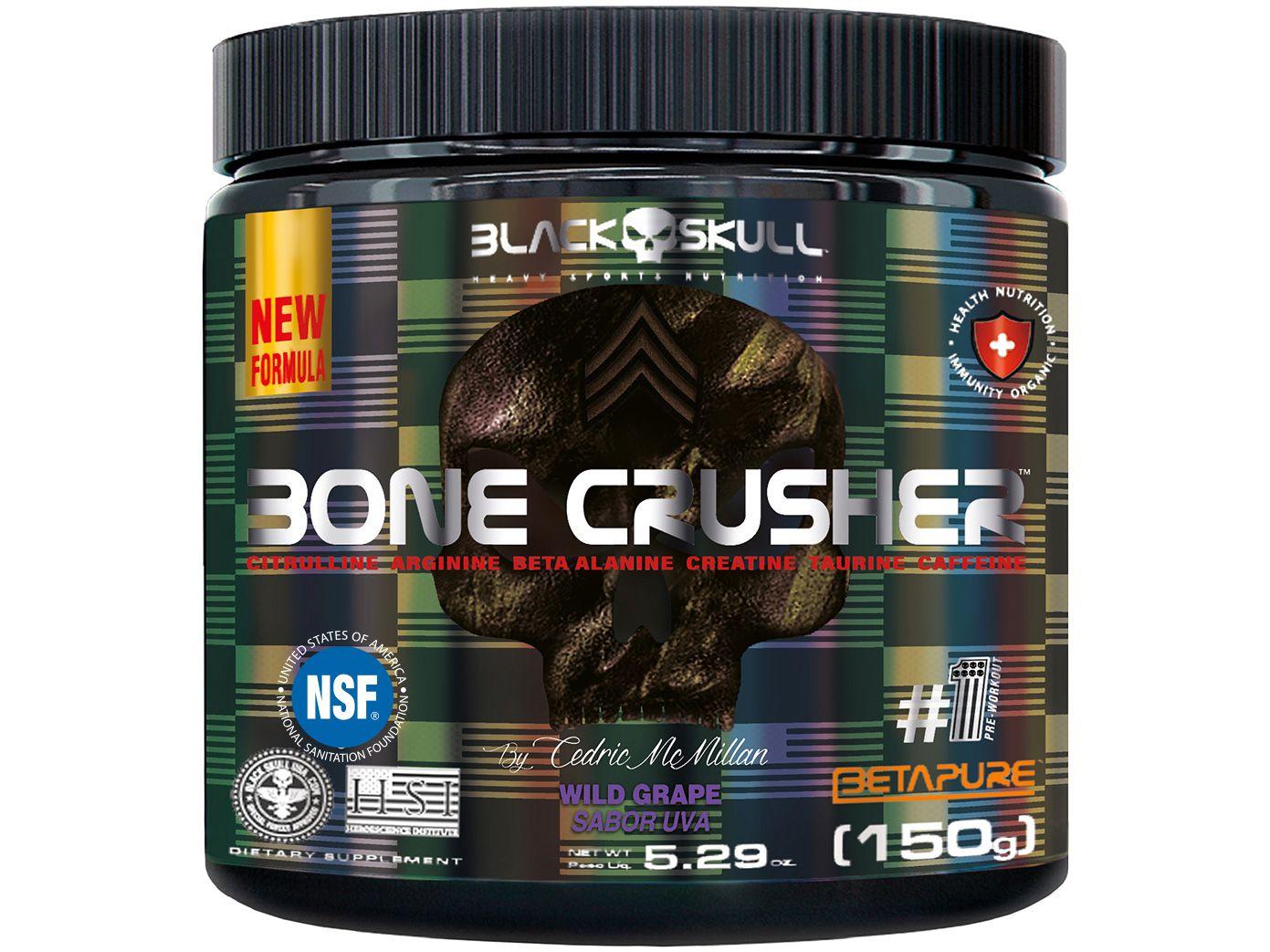 Pré-Treino Black Skull By Cedric McMillan 150g 