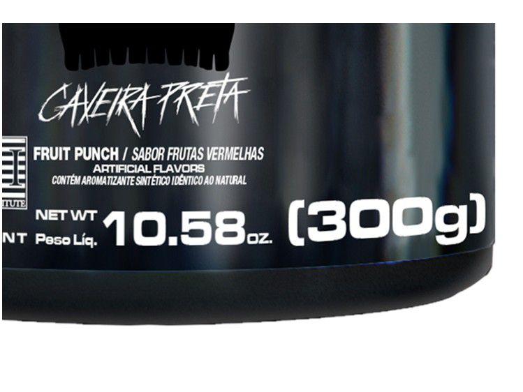 Pré Treino Black Skull Caveira Preta B.O.P.E