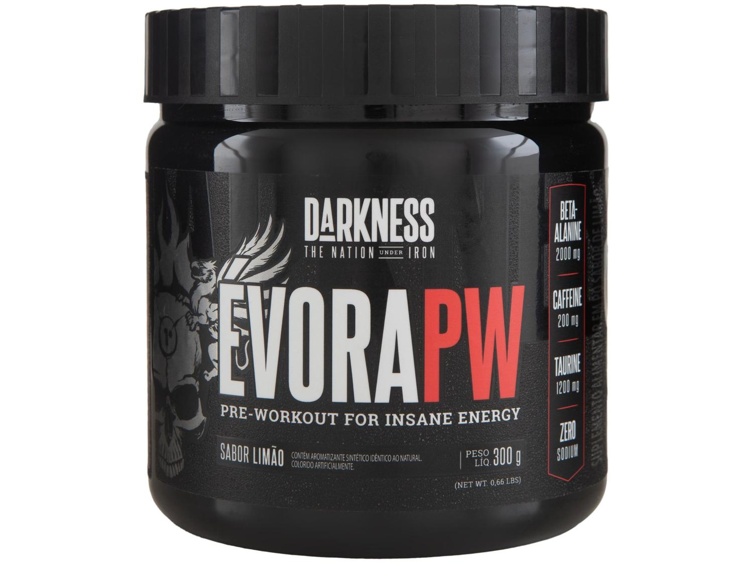 Pré-Treino Darkness Évora PW 300g Limão
