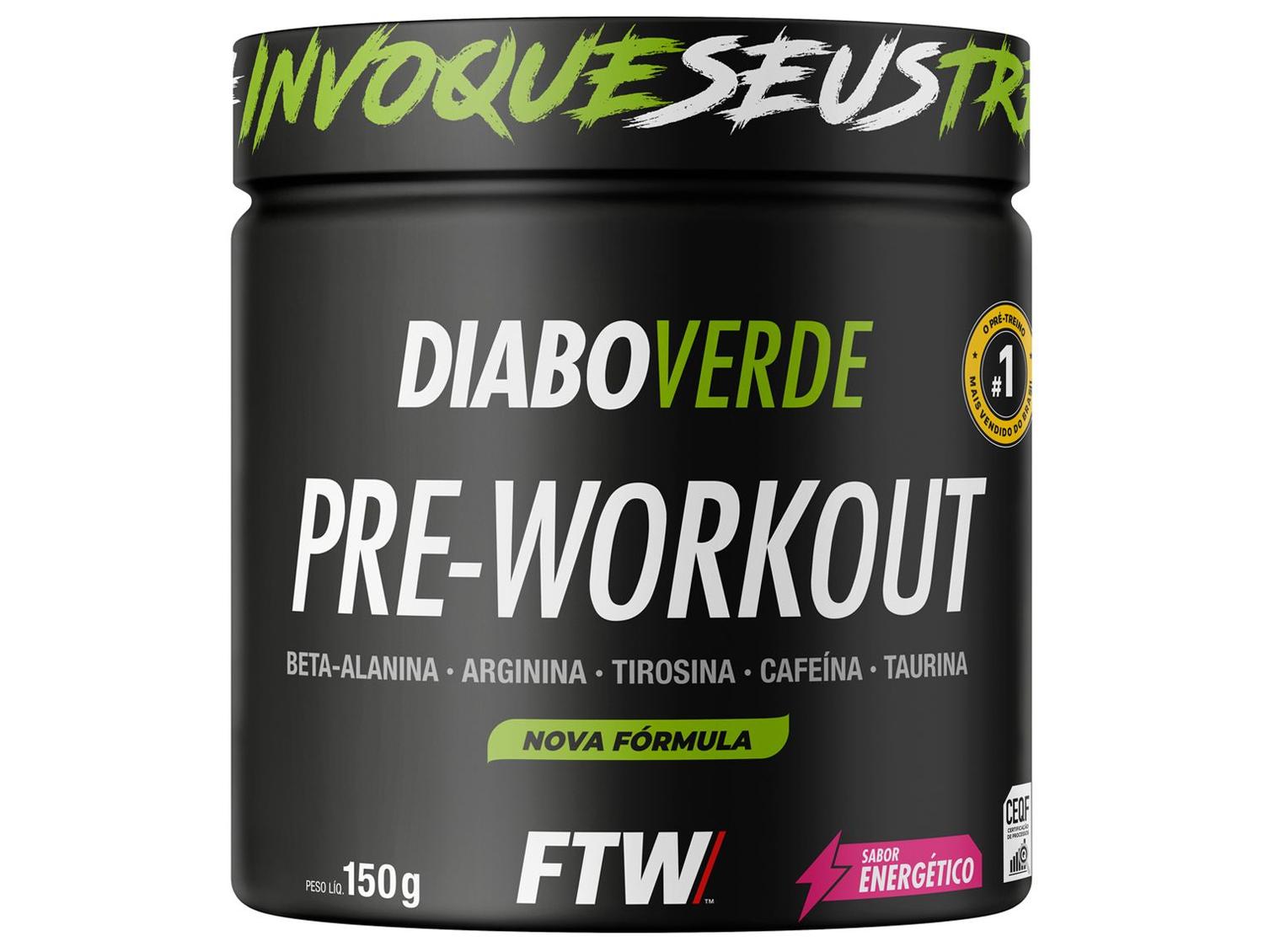 Pré-Treino Diabo Verde Pre-Workout 150g Energético