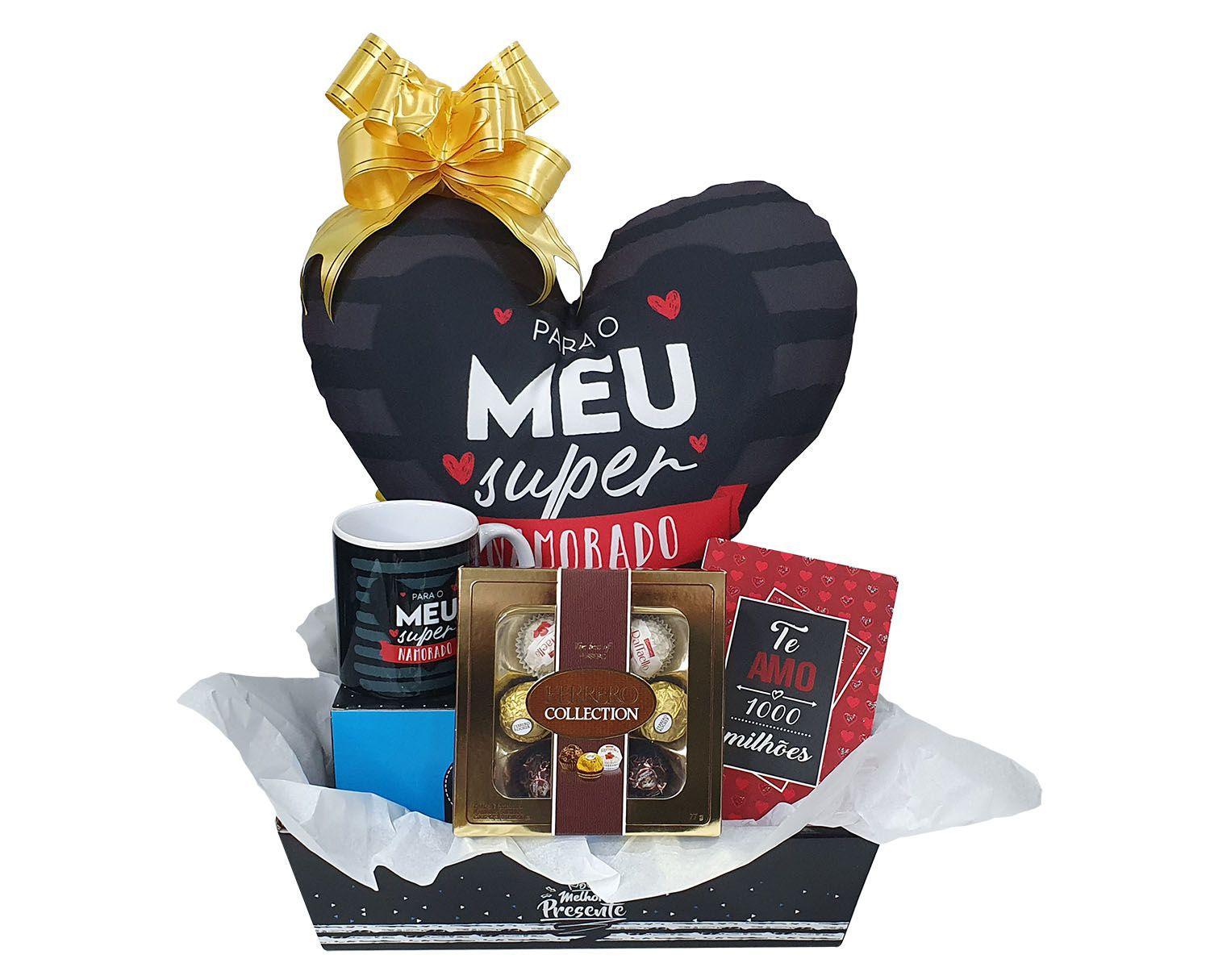 Presente Para Namorada Namorado Amor Kit + Chocolate Ferrero - Kit de  Presentes - Magazine Luiza