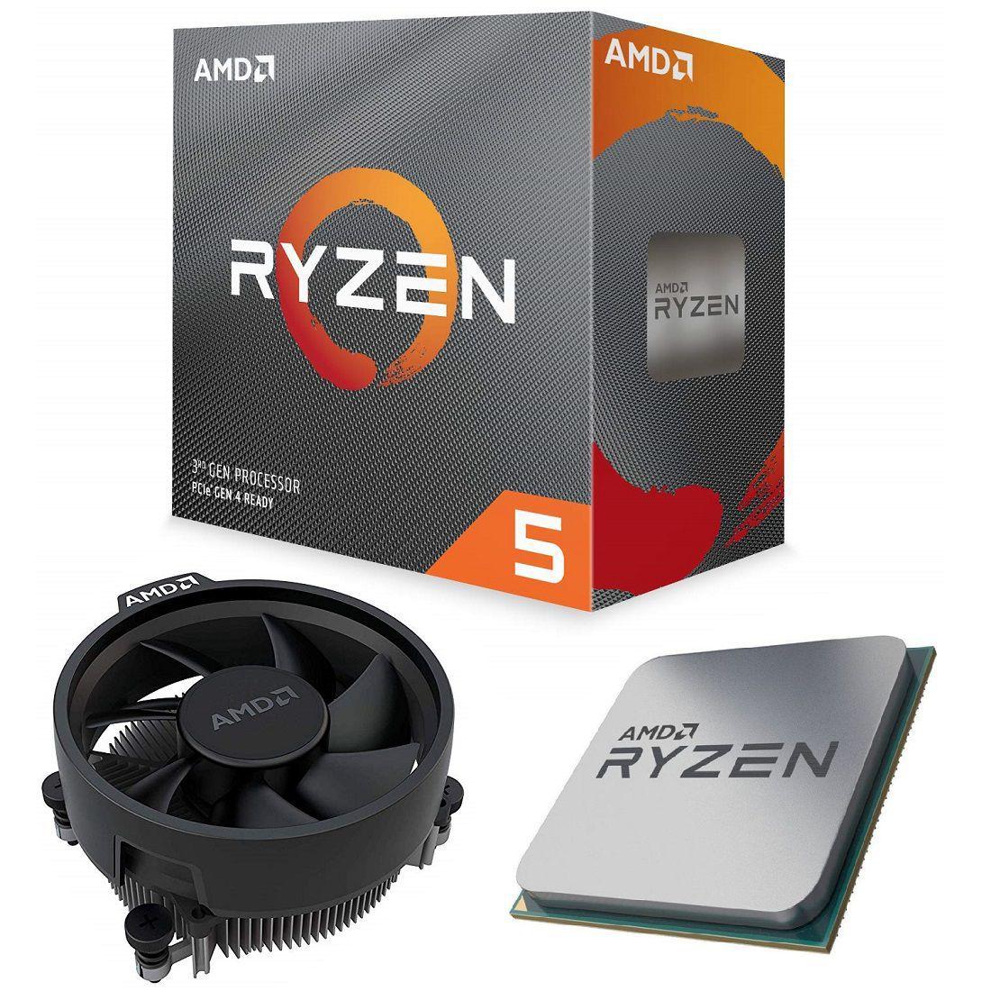 Processador AMD Ryzen 5 3600 Cache 32MB 3.6GHz (4.2GHz Max Turbo) AM4 Sem Vídeo - 100