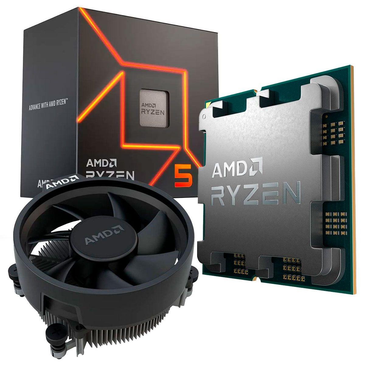 Processador AMD Ryzen 5 7600, 3.8GHz (5.1GHz Boost), Zen 4, Cache 38MB, AM5, Vídeo Integrado Radeon - Processador - Magazine Luiza Processador AMD Ryzen 5 7600, 3.8GHz (5.1GHz Boost), Zen 4, Cache 38MB, AM5, Vídeo Integrado Radeon - Processador - Magazine Luiza