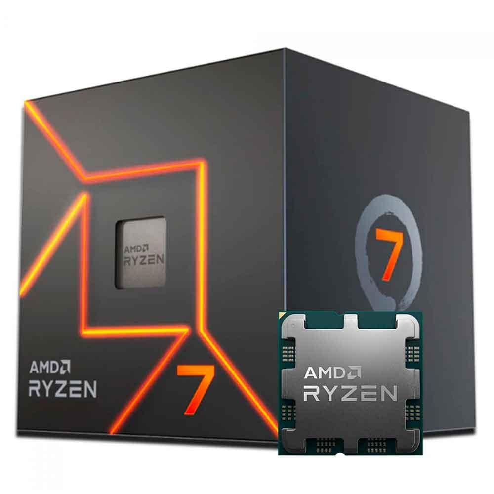 Processador AMD Ryzen 7 8700F, 4.1GHz (5.0GHz Turbo), 8