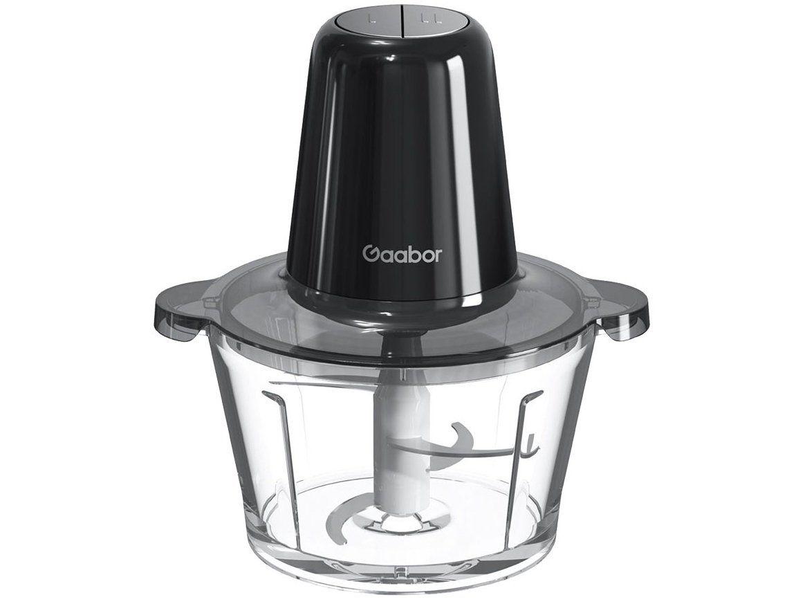 Processador de Alimentos Gaabor 300W Preto Multislice Copo de Vidro