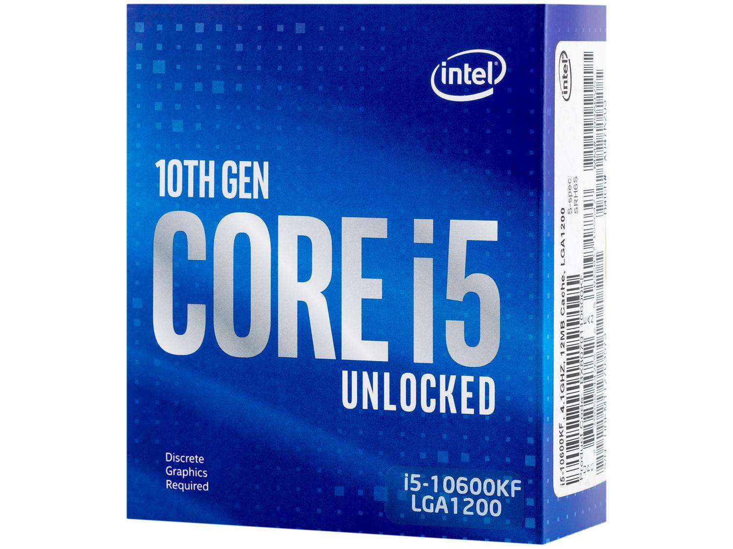 Processador Intel Core i5-10600KF 4.10GHz