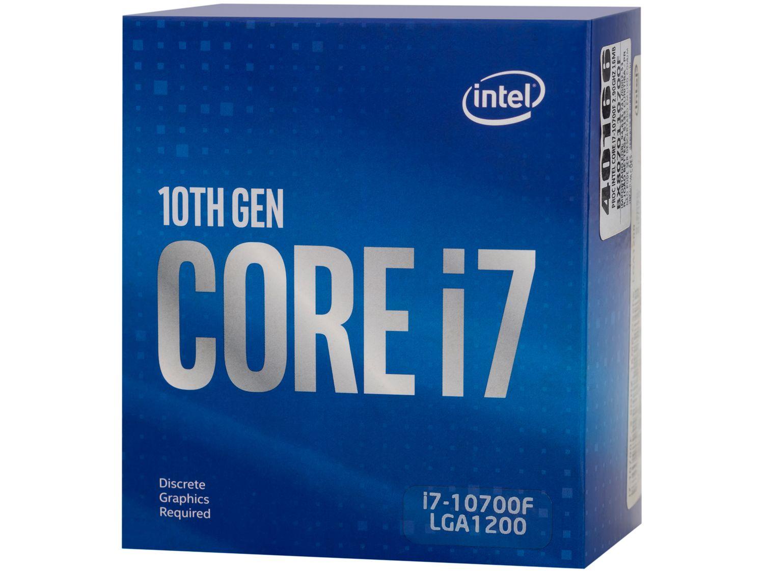 Processador Intel Core i7 10700F 2.90GHz
