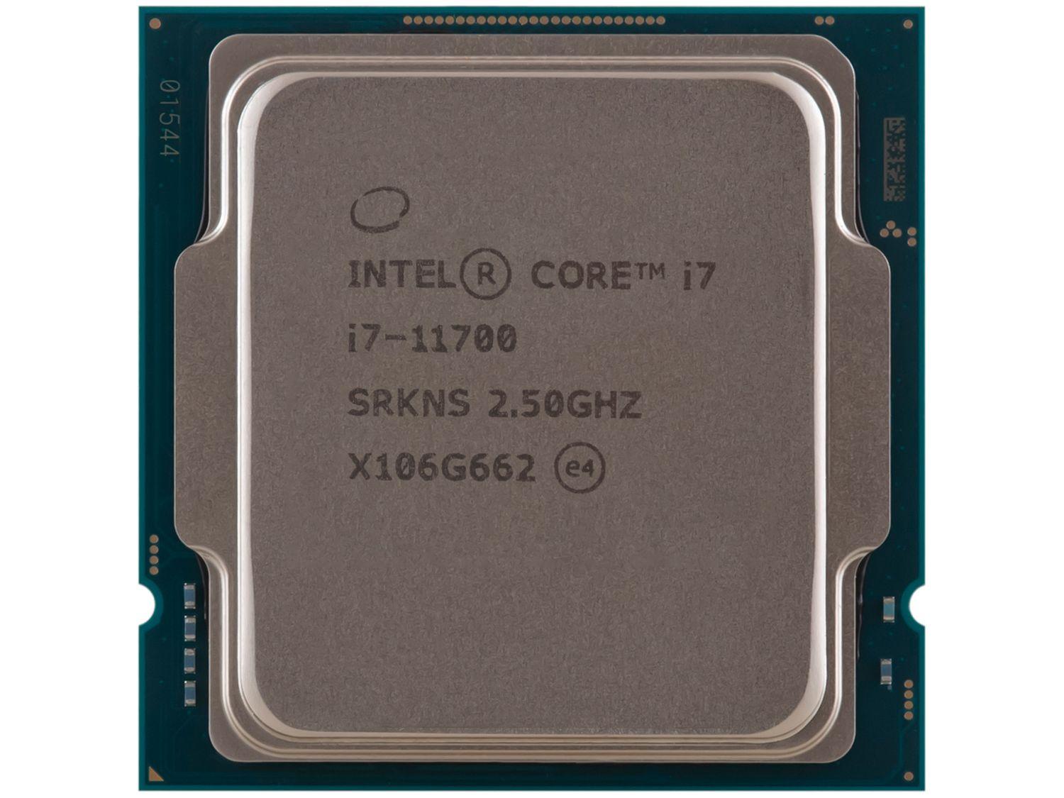 Processador Intel Core i7 11700 2.50GHz - 4.80GHz Turbo 16MB Processador Intel Core i7 11700 2.50GHz - 4.80GHz Turbo 16MB