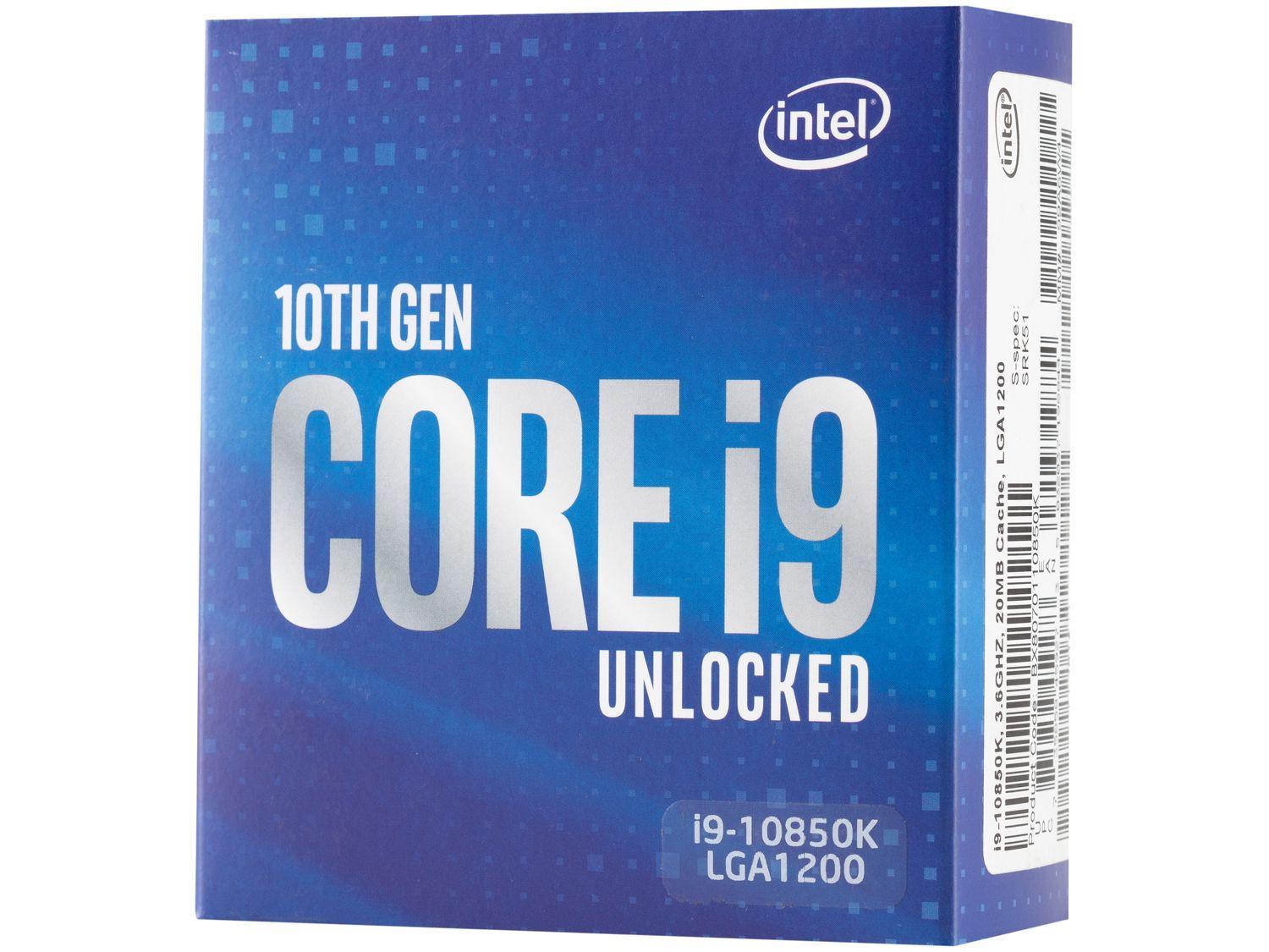 Processador Intel Core i9 10850K 3.60GHz