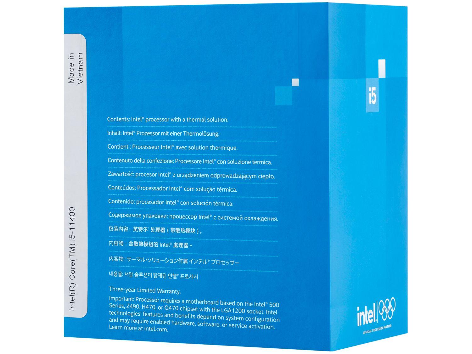 Processador Intel i5-11400 2.6GHz