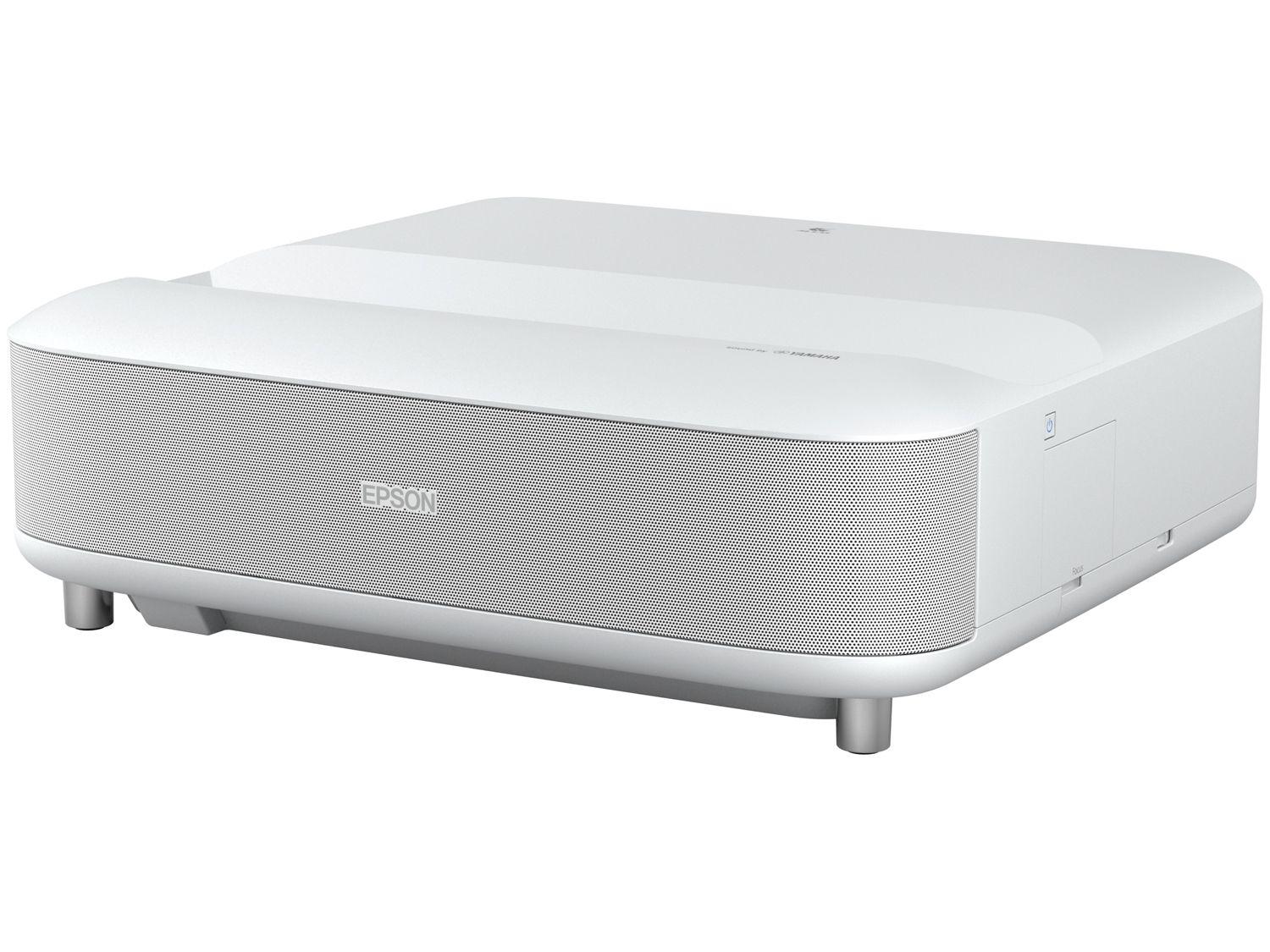Projetor Smart Laser Epson EpiqVision Ultra LS650 4K 3600 Lumens 3LCD Wi-Fi e Bluetooth USB HDMI Branco