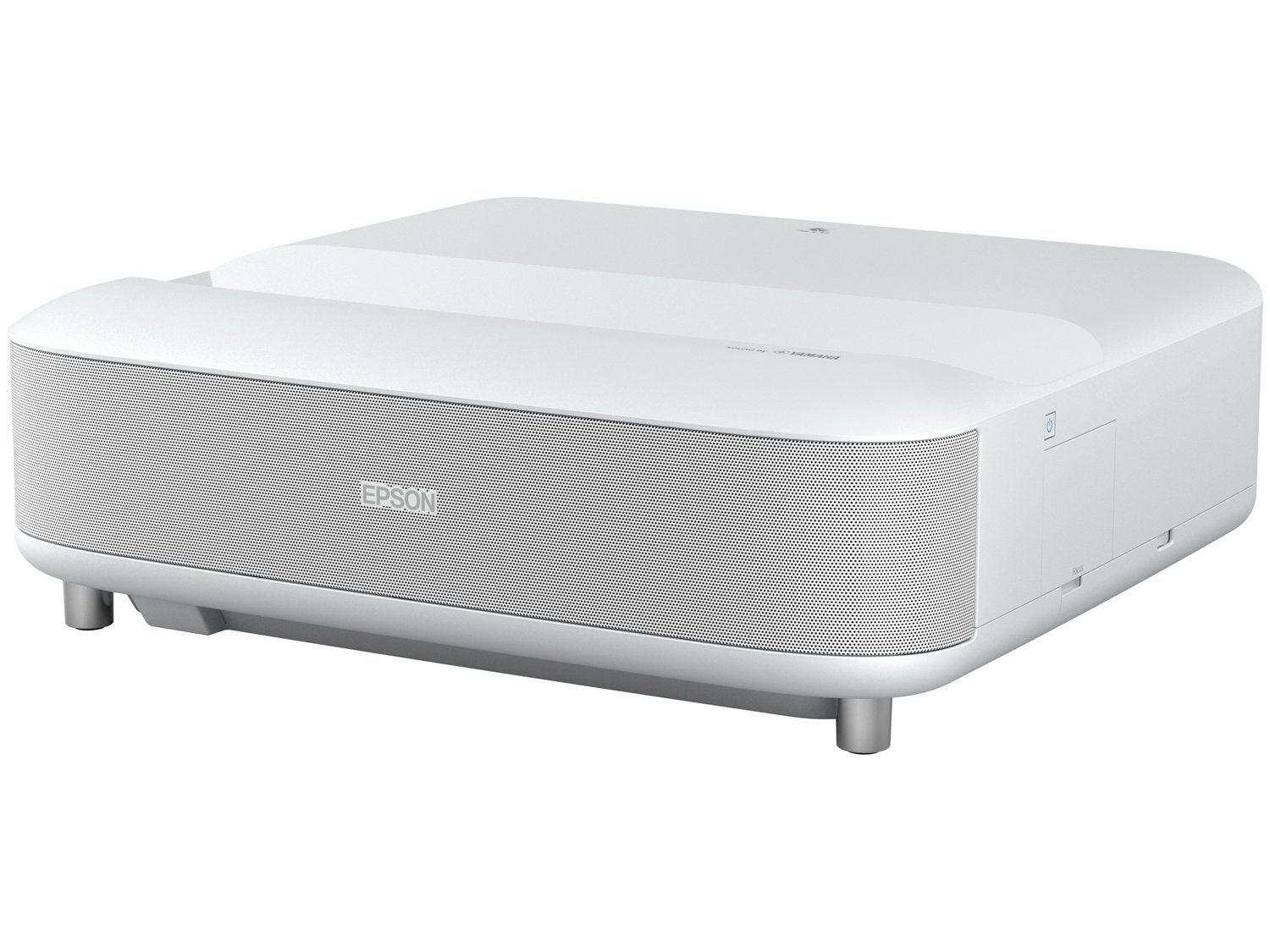 Projetor Smart Laser Epson EpiqVision Ultra LS650 4K 3600 Lumens 3LCD Wi-Fi e Bluetooth USB HDMI Branco