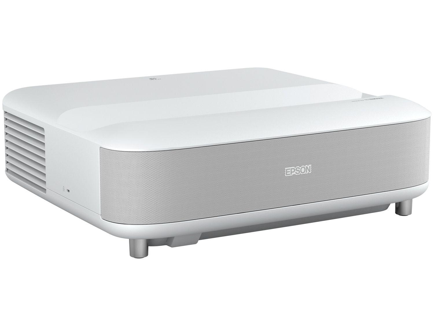 Projetor Smart Laser Epson EpiqVision Ultra LS650 4K 3600 Lumens 3LCD Wi-Fi e Bluetooth USB HDMI Branco