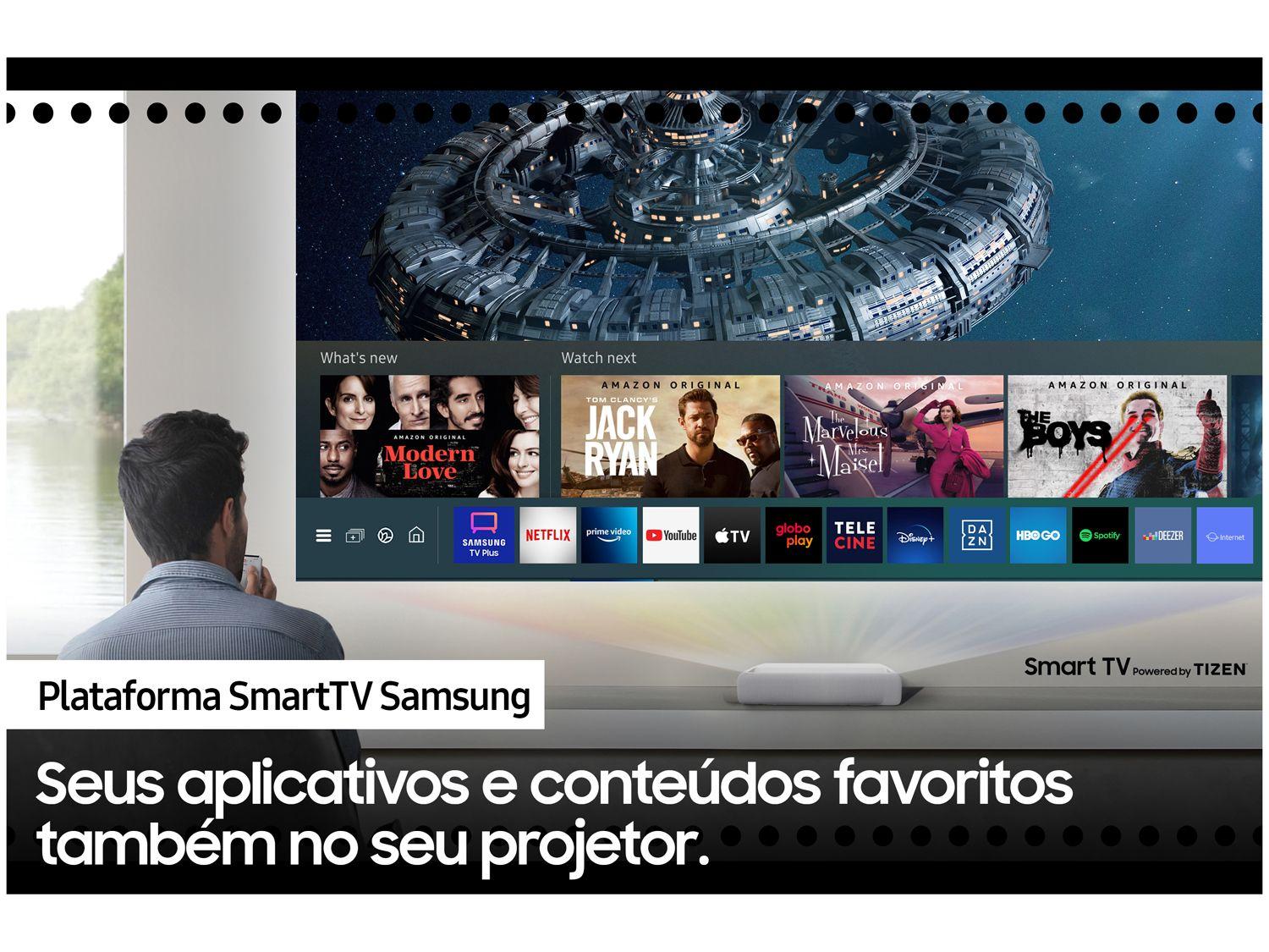 Projetor Smart Samsung SP-LSP9TGAXZD 4K
