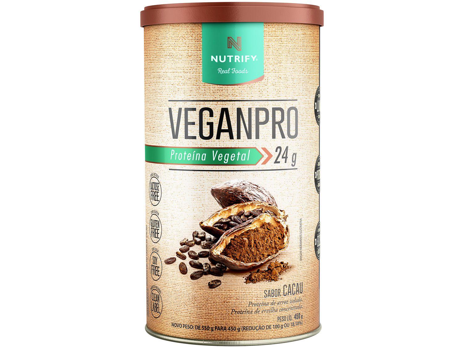 Proteína de Cacau Nutrify Real Foods Veganpro 