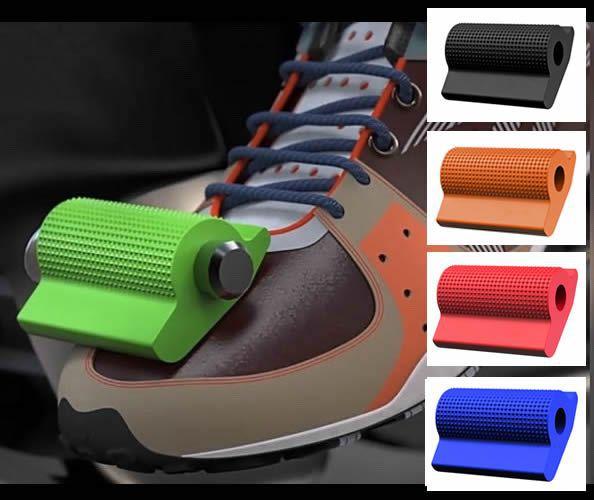 2 pçs para a forma de sapato da bicicleta da motocicleta pé capa suporte  lateral veículo elétrico kickstand mini lona sapatos tripé capa forma de  sapato capa de pé mini capa de