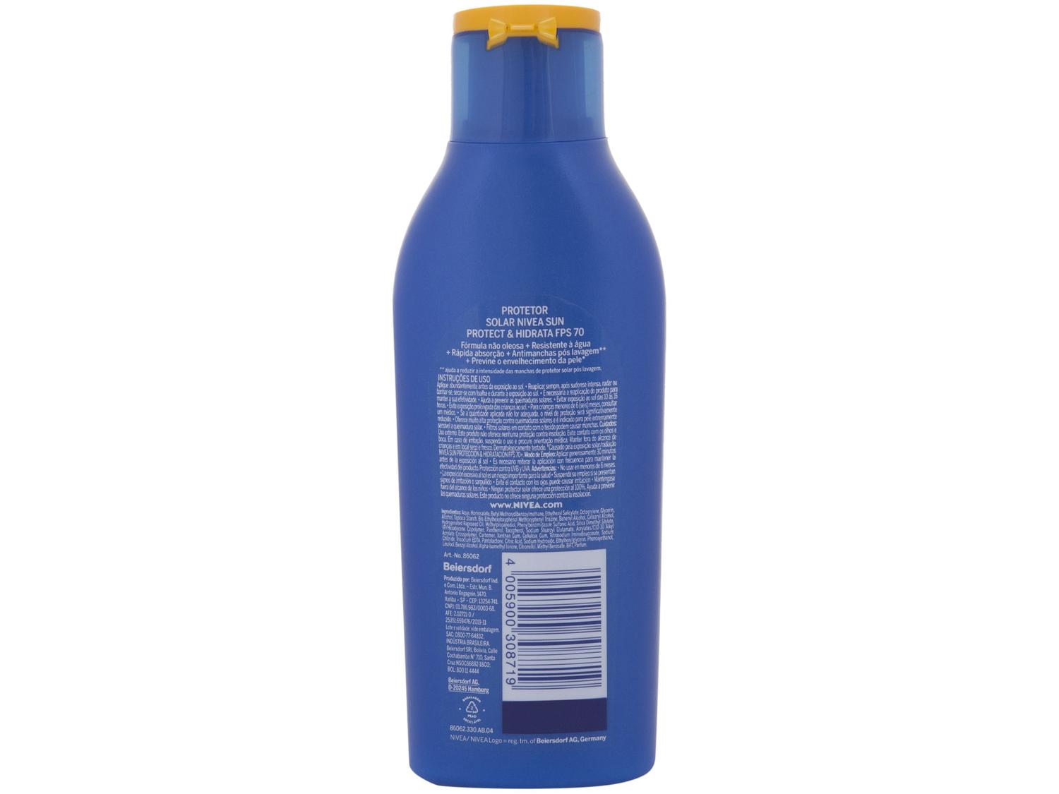 Protetor Solar Corporal Nivea FPS 70 Sun