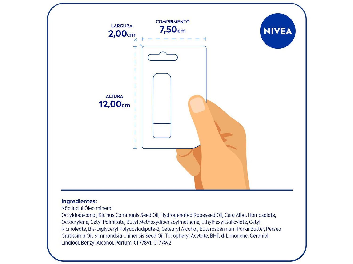 Protetor Solar Hidratante Labial Nivea