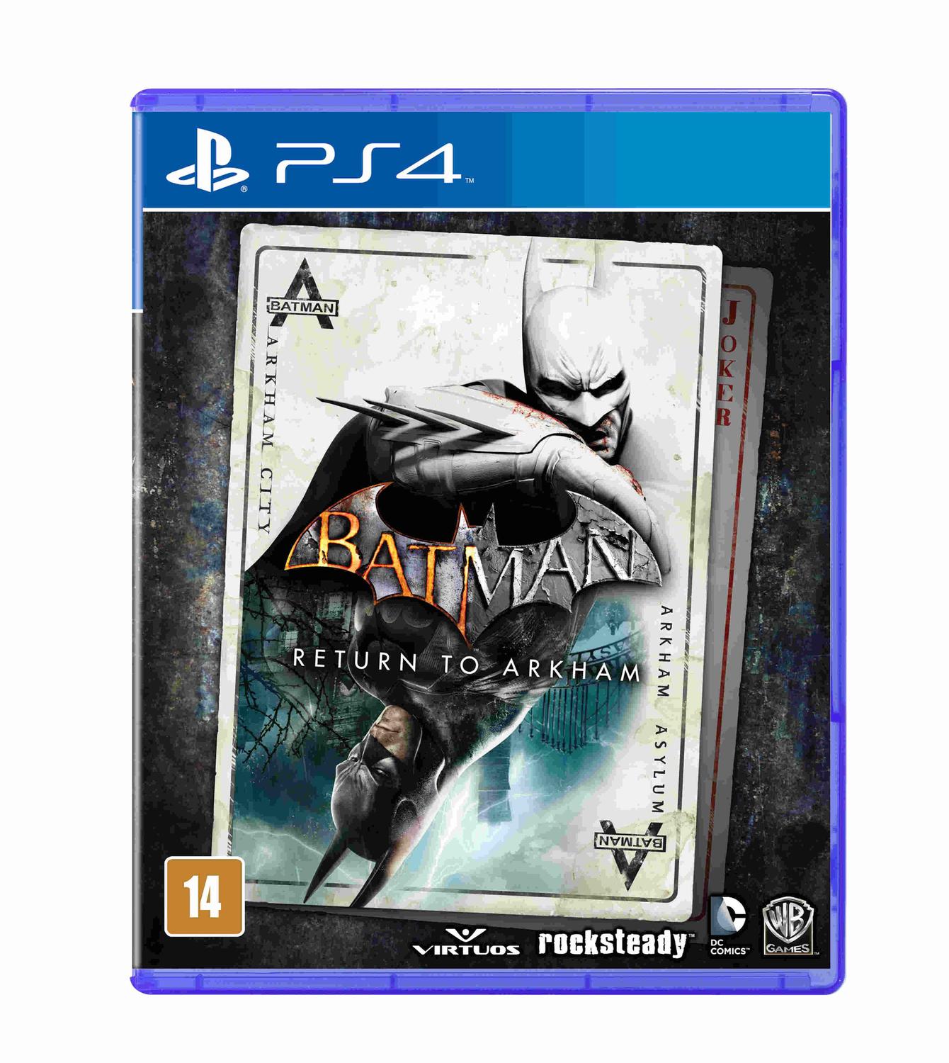 Ps4 batman: return to arkham br - Warner Bros. Games - Jogos de Aventura -  Magazine Luiza