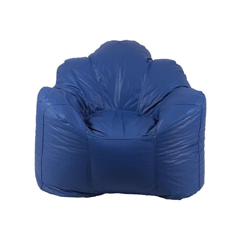 Puff Ostra Pop Azul Royal Stay Puff Puffs Magazine Luiza