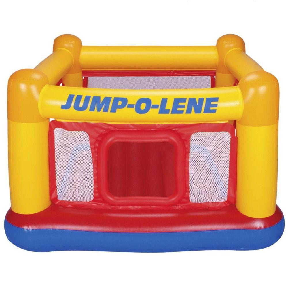 Pula Pula Playhouse Jump O' Lene Inflável Luxo Intex Brinquedos