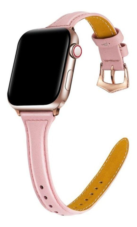 pulseira apple watch pink sand