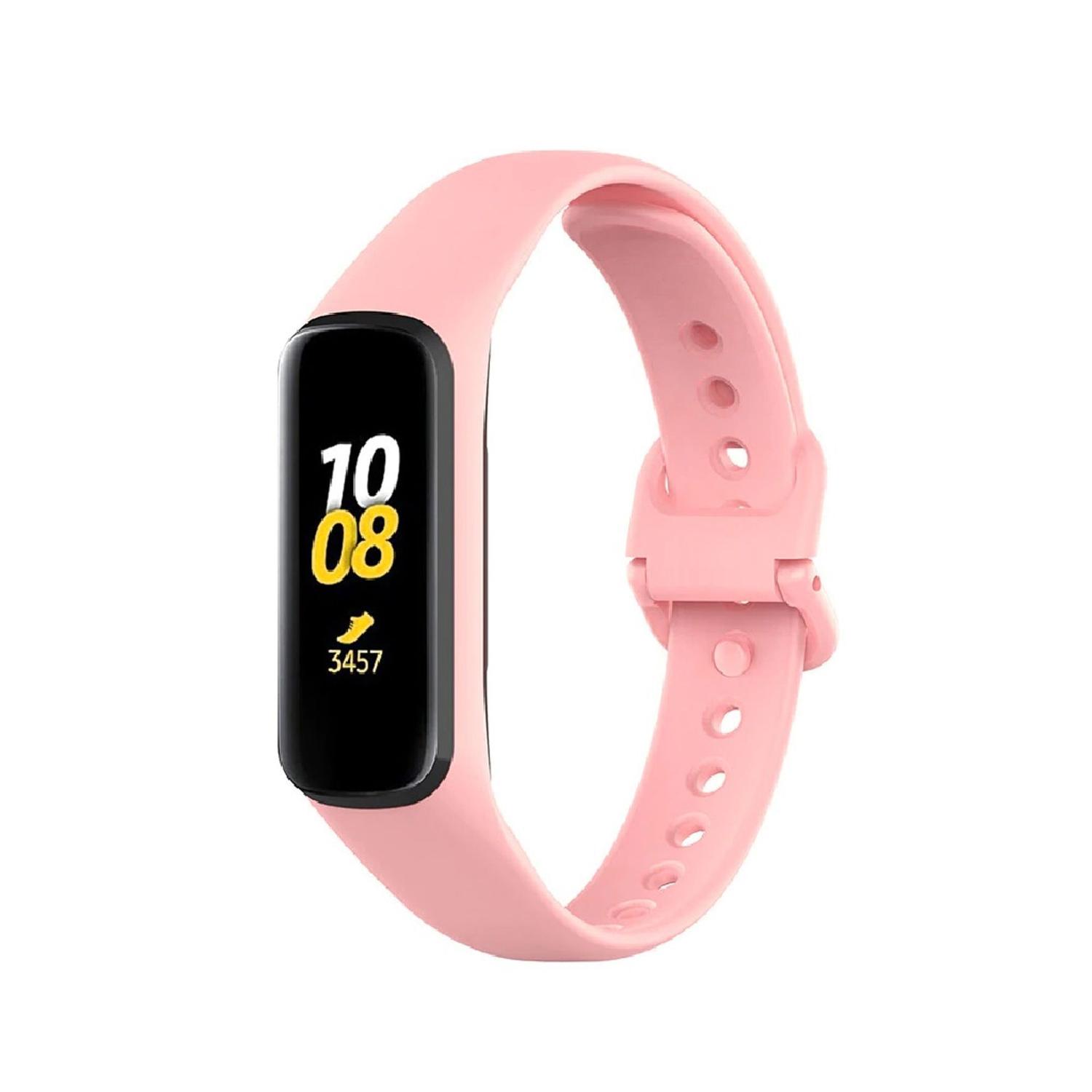 Pulseira Silicone Para Galaxy Fit 2 R220 Cor Rosa Claro - 123Smart -  Pulseira para Smartwatch - Magazine Luiza