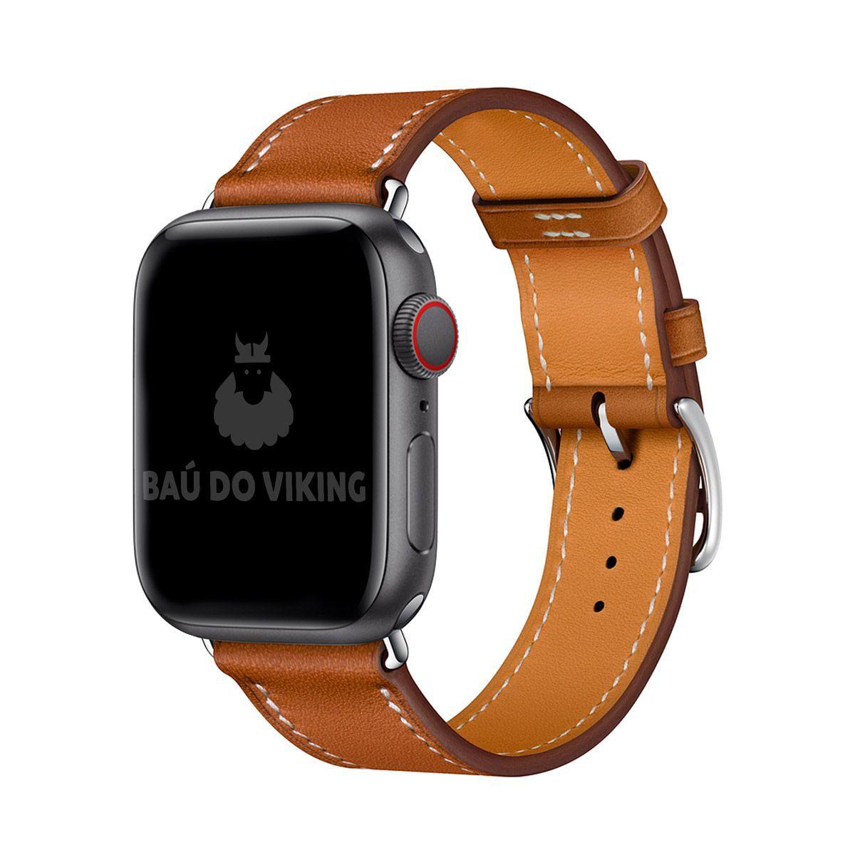 pulseira de couro apple watch 38mm