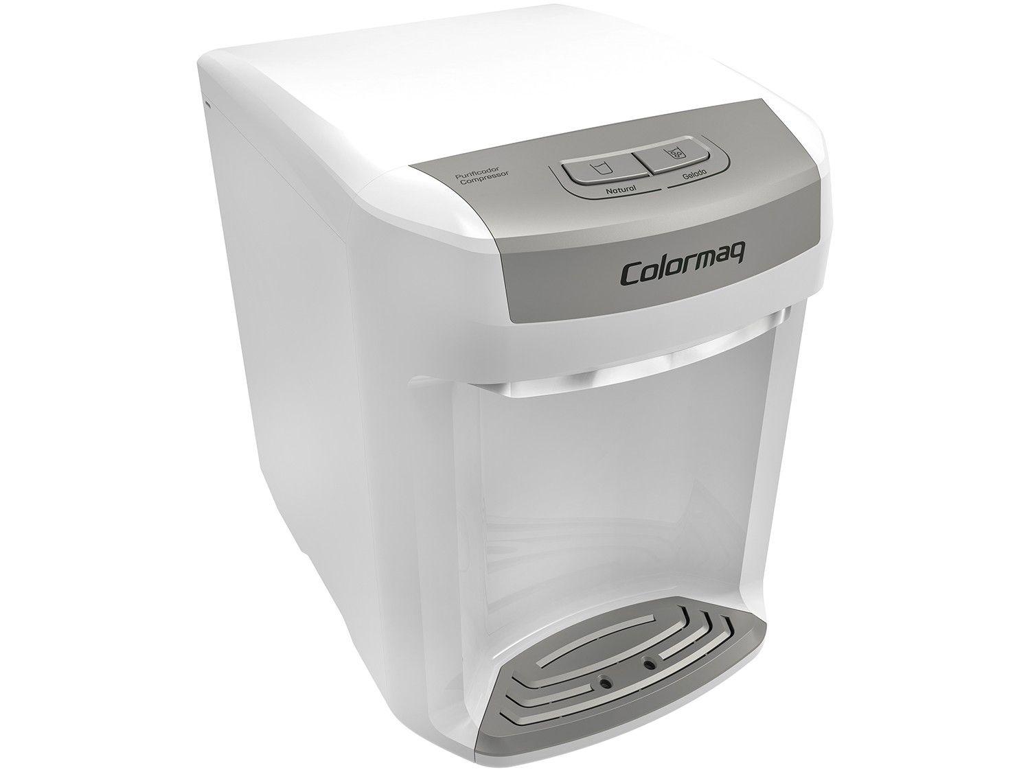 Purificador de Água Colormaq de Mesa Compressor Branco 601.1.001 Água ...