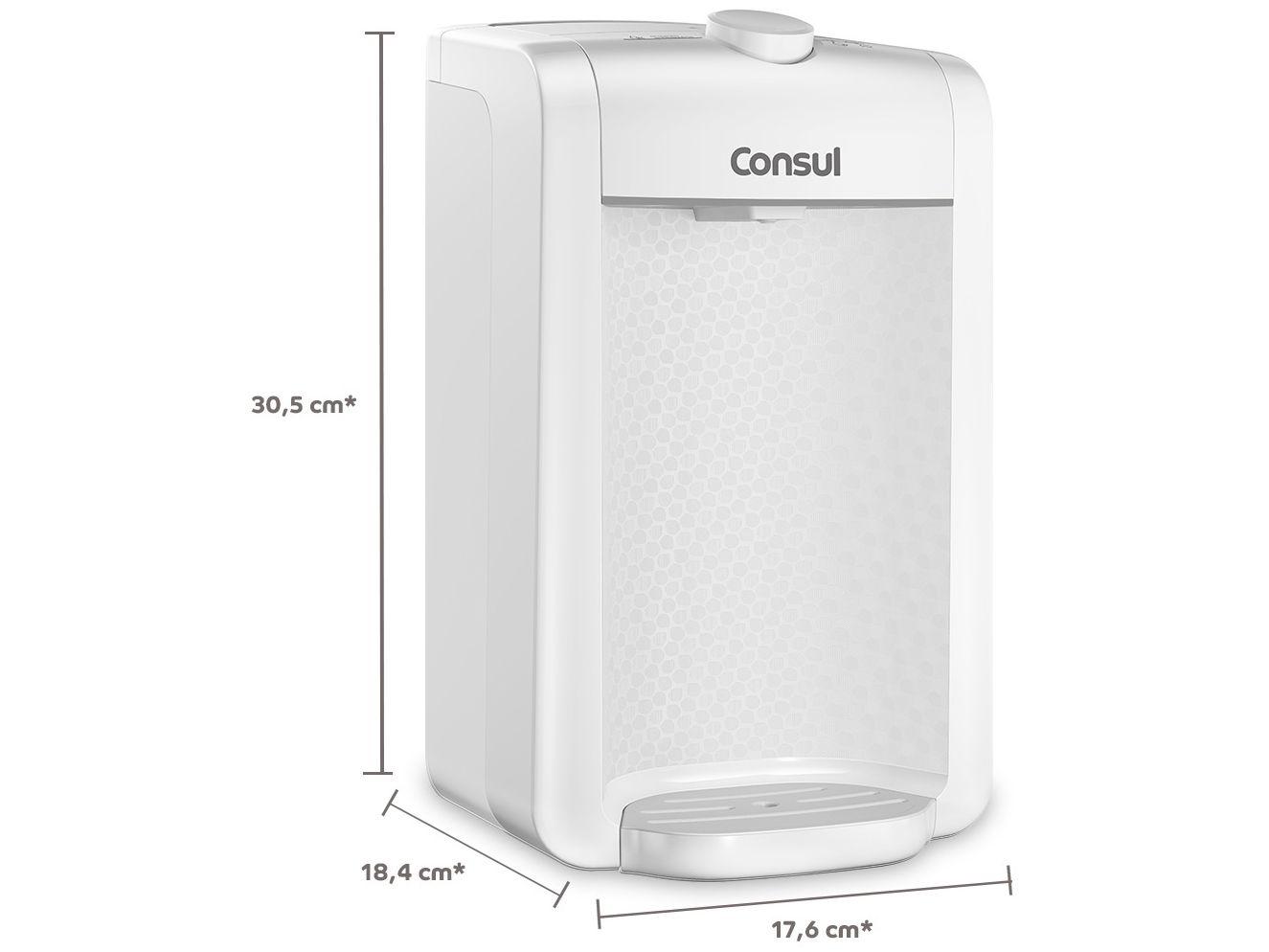Purificador de Água Consul CPC31AB Compacto Com Filtragem Classe A Branco