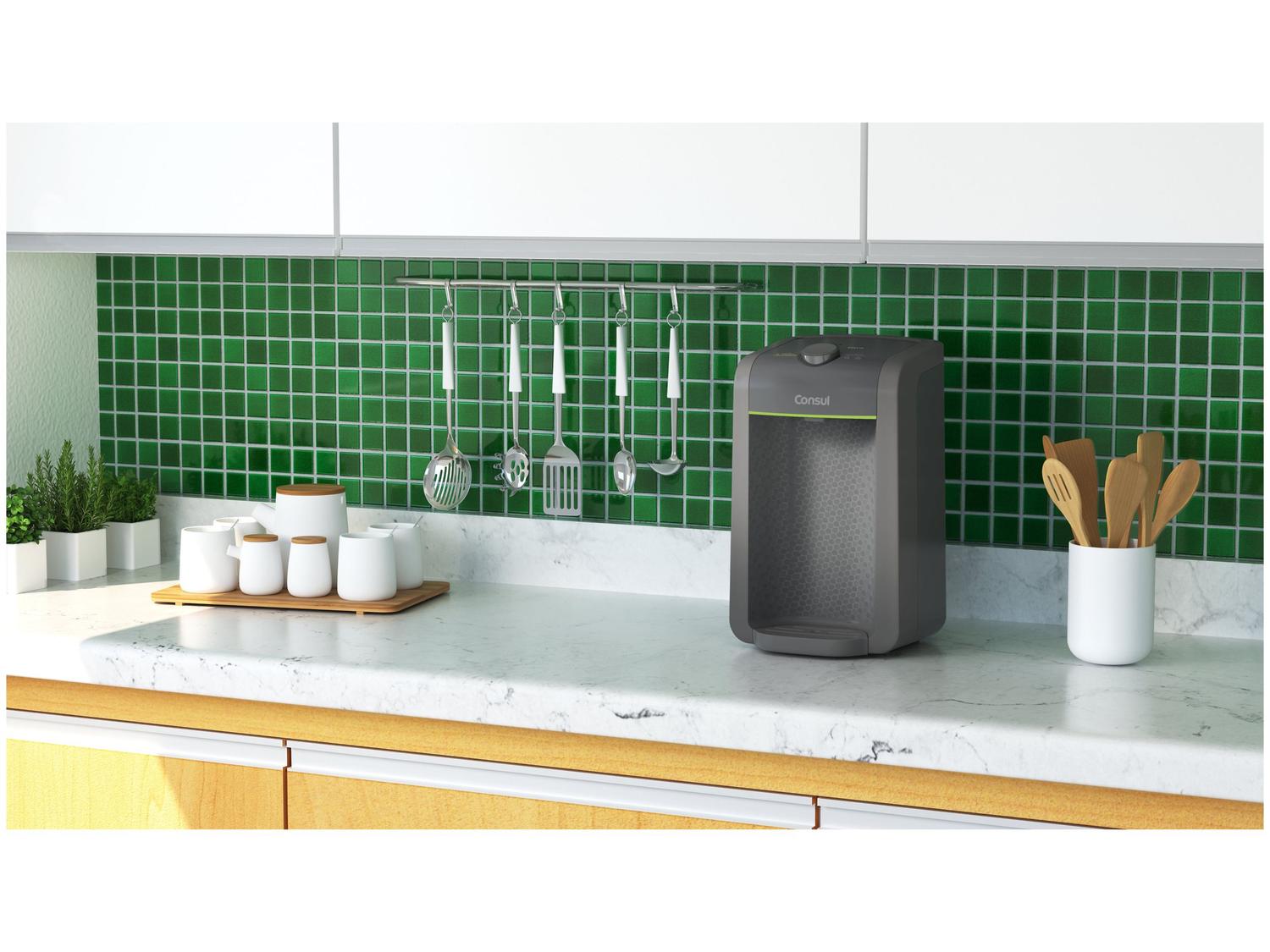 Purificador de Água Consul CPC31AF Compacto com Filtragem Classe A Cinza