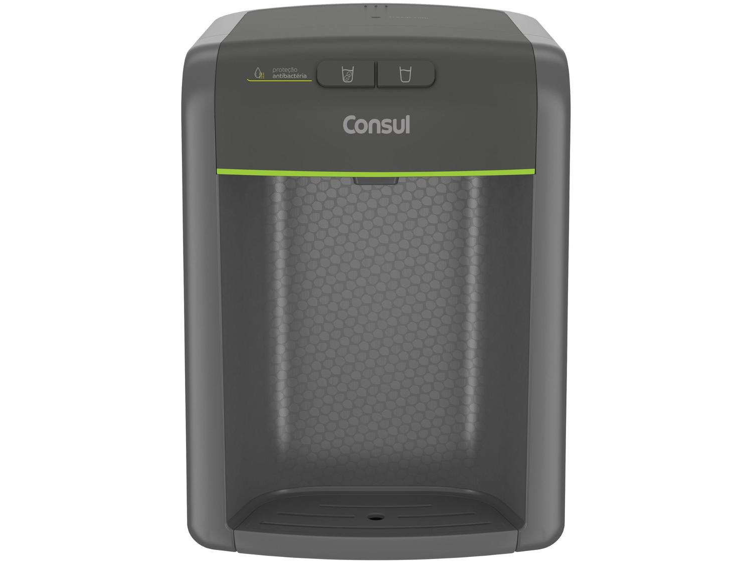 Purificador de Água Consul de Mesa e de Parede Refrigerado Eletrônico Cinza CPB34AF