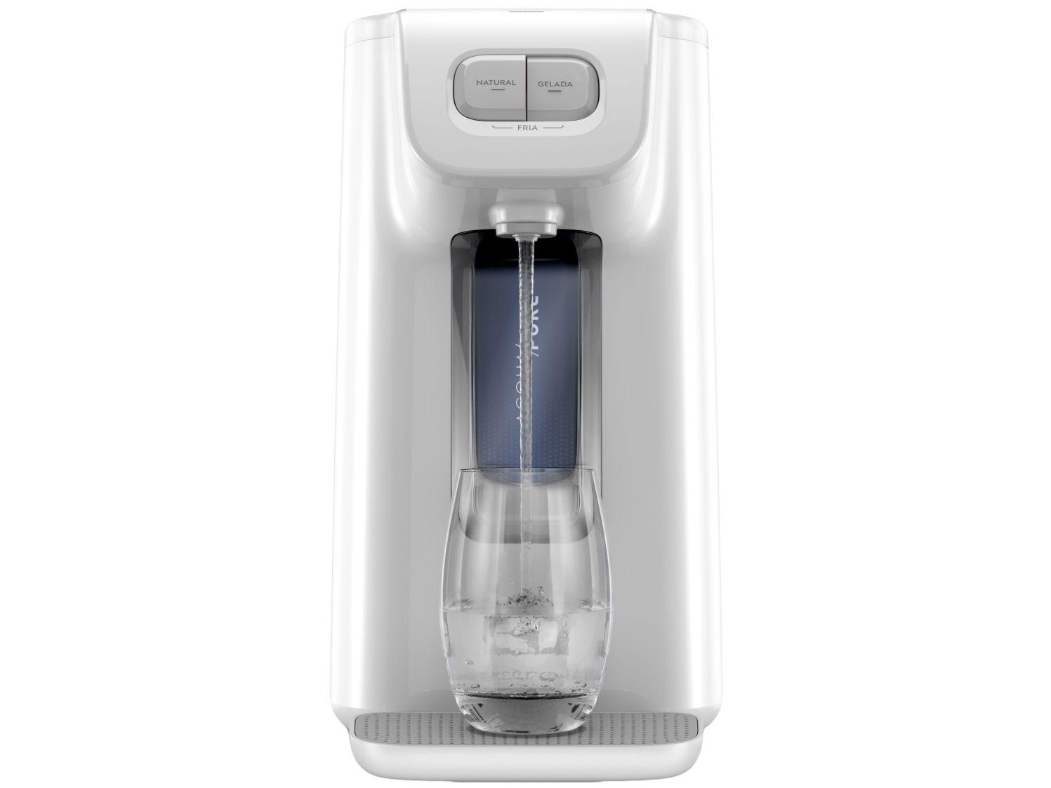 Purificador de Água Electrolux de Mesa Compressor Branco PC01B Água Gelada e Natural