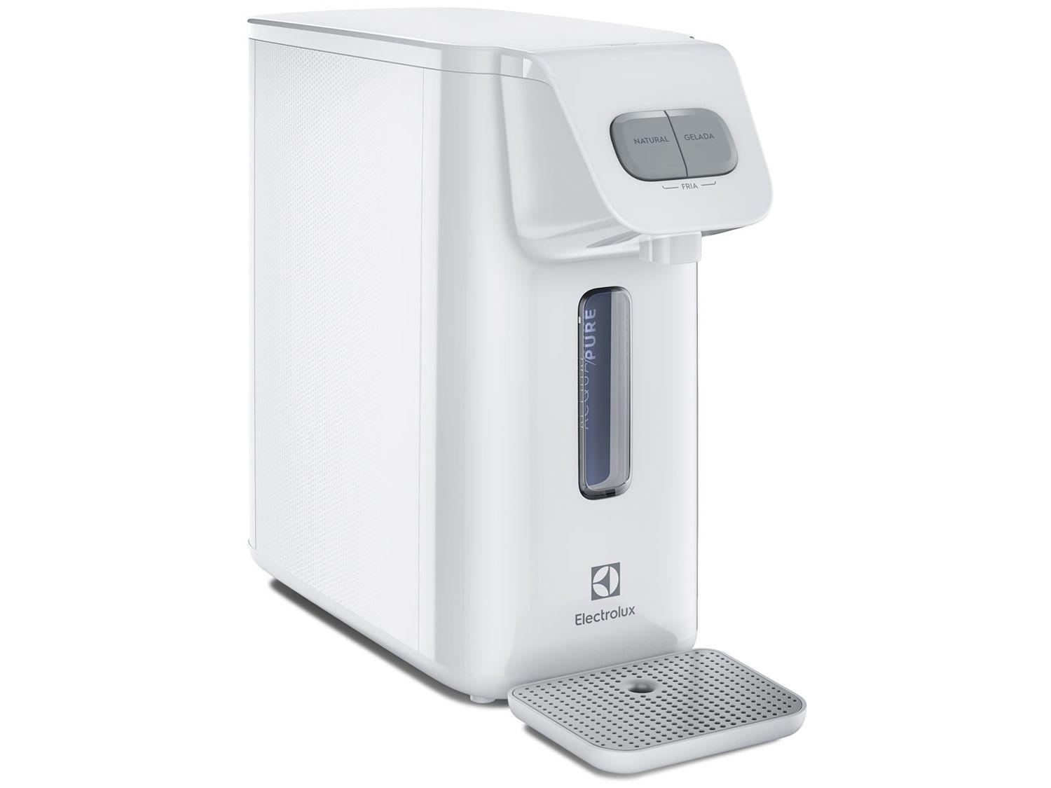 Purificador de Água Electrolux de Parede e Mesa Eletrônico Branco Efficient PE15B Água Gelada e Natural