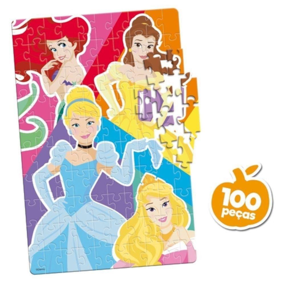 Quebra-cabeça Puzzle 100 peças Princesas