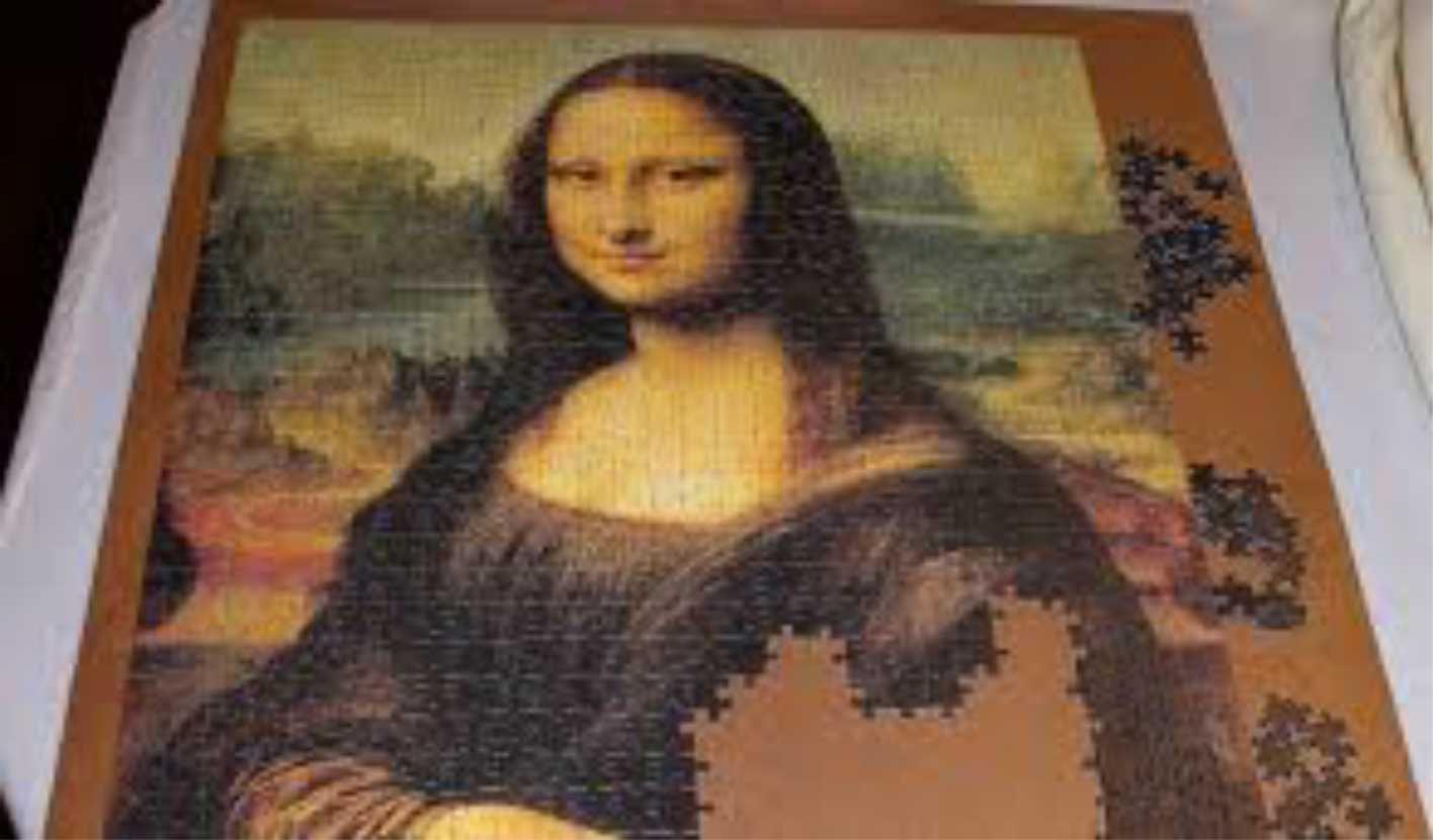 Quebra Cabeça Monalisa Puzzle 1000 Peças Grow - Bebe Brinquedo