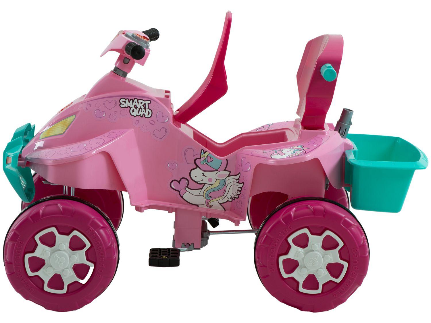 Smart Quad Passeio Pedal Quadriciclo Haste Carrinho Carro Infantil Criança  Meninos Meninas Presente Empurrador Bebê Velotrol